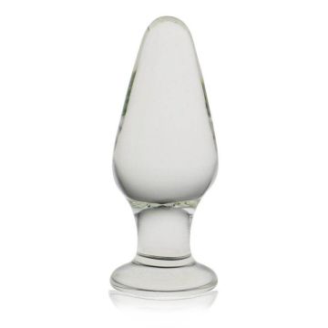Buttplug Glass Romance Clear 