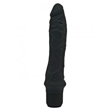 Zwarte Klassieke Vibrator met Aders