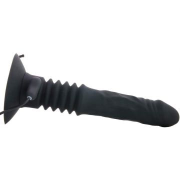 Anal Fantasy Vibrerende Dildo met Zuignap Ass Fucker - Zwart