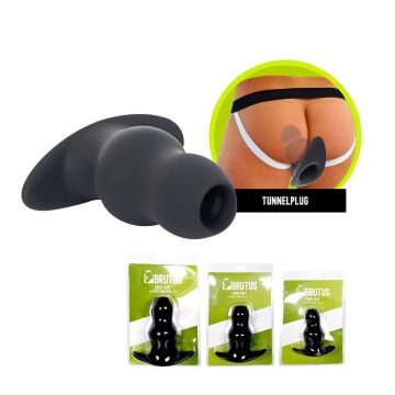 Brutus Siliconen Tunnelplug Ergo Bum - L