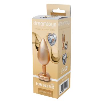 Buttplug Pearl Large - Goud