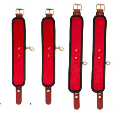 Bad Kitty Bed of Deur Restraint Set - Zwart