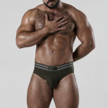 Locker Gear Backroom Jock Brief - Khaki