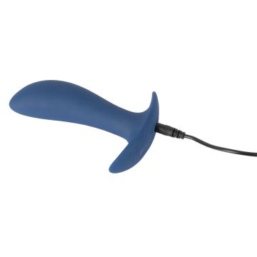 Vibrerende Buttplug - Blauw