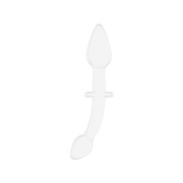 Chrystalino Glazen dildo Doubler - Wit