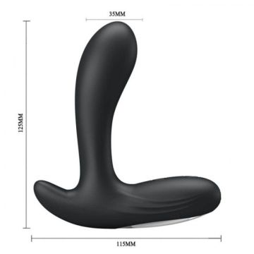 Vibrerende Anaal Plug Backie - Zwart