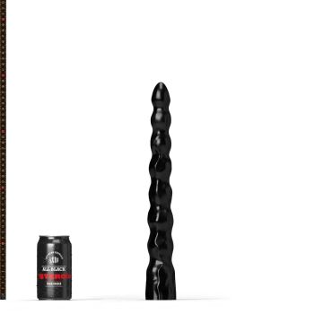 All Black Steroid Sabre Dildo Zwart - 39 cm