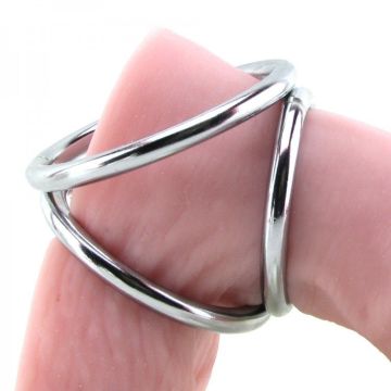 RVS Cockring Triple