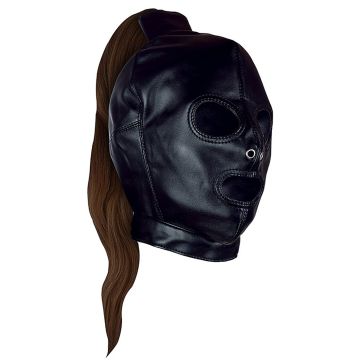 Masker with Brown Ponytail - XTREME