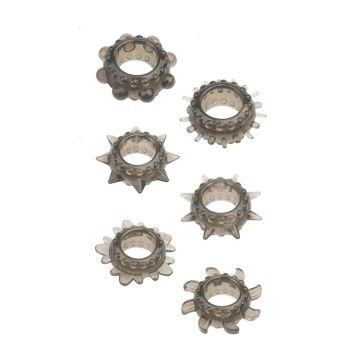 Set van 6 Rekbare Cockringen