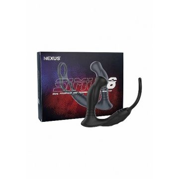 Simul8 Prostaatvibrator Met Cockring/Ballstretcher