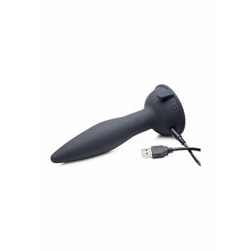Siliconen Anaal Plug met Afstandsbediening - Turbo Ass Spinner*
