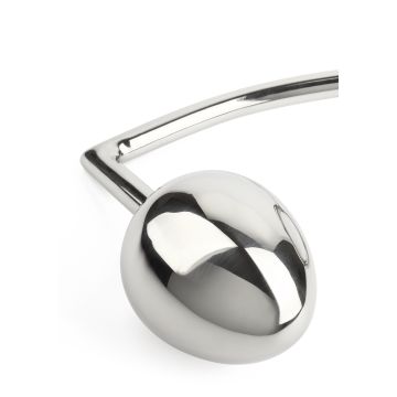 Mr. Steel  Cockring - 50mm -  with Anal Egg