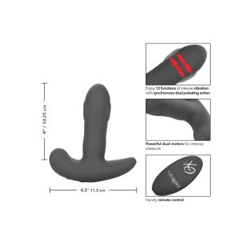 Prostaat Stimulator Dual Pulsating - Zwart