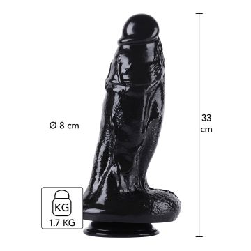 Hidden Desire Anaal Dildo Extreme Dong Xtra Thick XXL - 32.5cm
