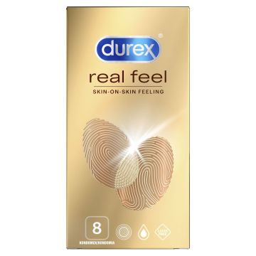 Durex Real Feel Condooms - 8 Stuks*