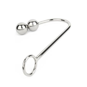 Bondage Haak Mr. Steel Met Dubbele Ballen 4+4 cm