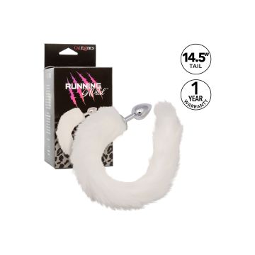 Buttplug CalExotics Running Wild Tail - Wit