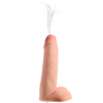 Spuitende Dildo Dual Density - 20 cm