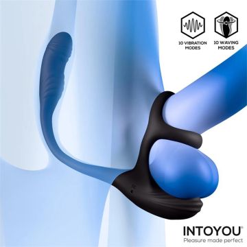 IntoYou Vibrerende Buttplug en Cockring met Afstandsbediening - Kamber