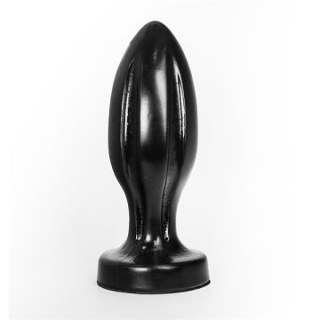 All Black Buttplug Maceo Zwart - 21 cm