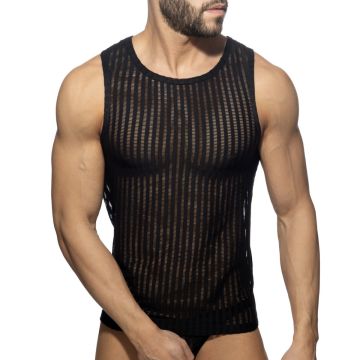 Horny Tank Top Zwart - Addicted