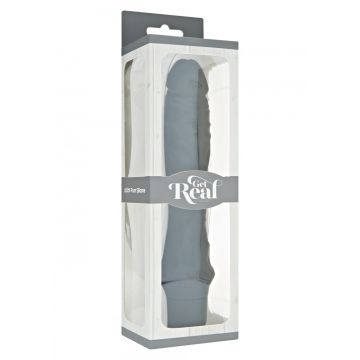 Zwarte Klassieke Vibrator met Aders