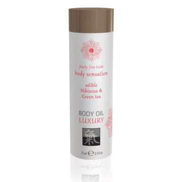 Eetbare Body Olie - Hibiscus & groene Thee*