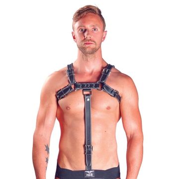 Mister B Extension Strap Leren Grijs *