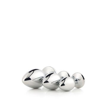 Buttplug Set Gleaming - Zilver*