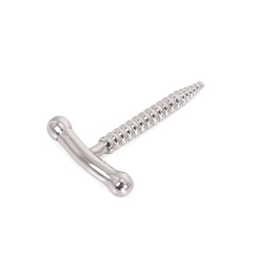 Kiotos Stalen Penisplug Screw Drive - 6.5 cm