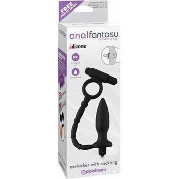Anal Fantasy Vibrerende Buttplug met Cockring*