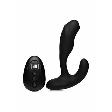 Buigbare Prostaat Stimulator met Beads P-Bender - Zwart*