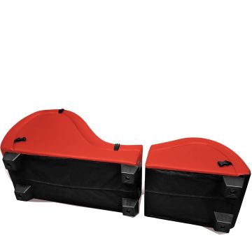 Master Series Kinky Sex Chaise Lounge met Love Kussens - Rood