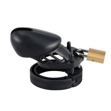 Peniskooi Brutus Denial Soft Silicone Play Cage Set - Zwart