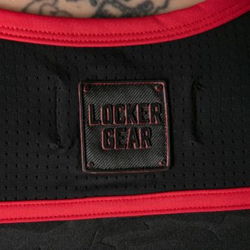 Locker Gear Full Military Access Tank Top - Zwart/Rood