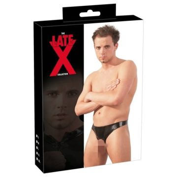 Latex Herenslip Met Opening - S/L