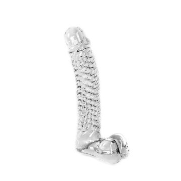 Kiotos Glass - Realistische Dildo Ribbels