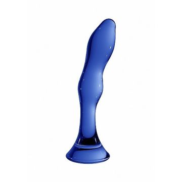 Glazen Dildo  Galant - Blauw