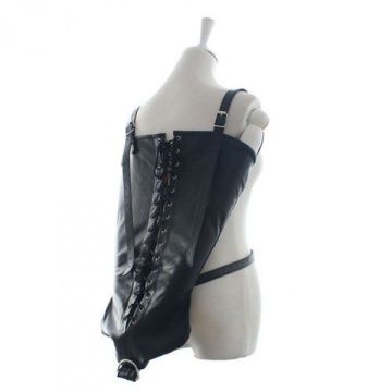 Kunstleren Armbinders - Zwart