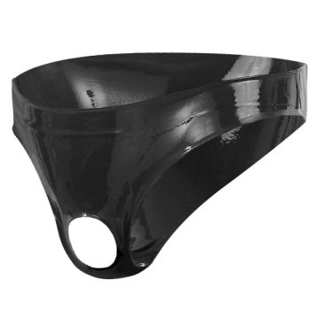 Latex Herenslip Met Opening - S/L