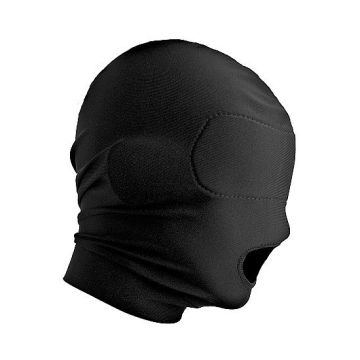 Masker met Open Mond - Zwart*