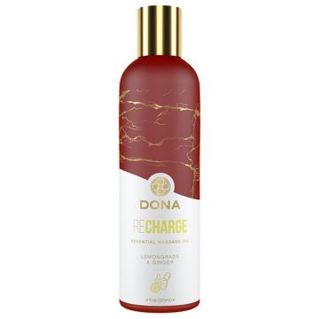 Massage Olie Recharge Citroengras & Gember 120 ml*