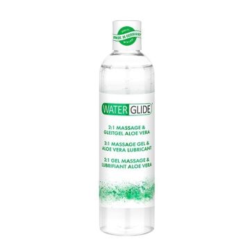  Glijmiddel en Massagemiddel met Aloe Vera Waterglide - 300 ml 