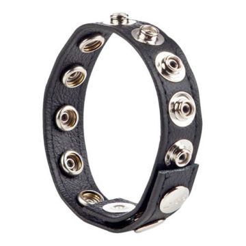 Colt Leather Cockstrap Met 8 Drukknopen