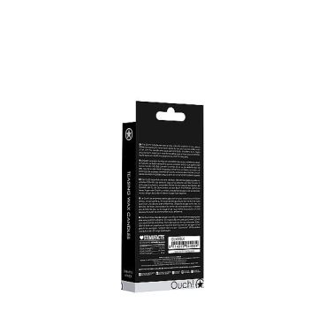 SM Kaarsen 4-Pack - Zwart 