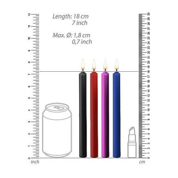 SM Kaarsen Large 4-Pack - Mix