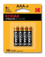 Kodak Xtralife 4 X AAA Batterijen