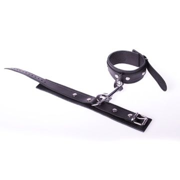 Zwarte Enkelboeien Basic - Kiotos Leather