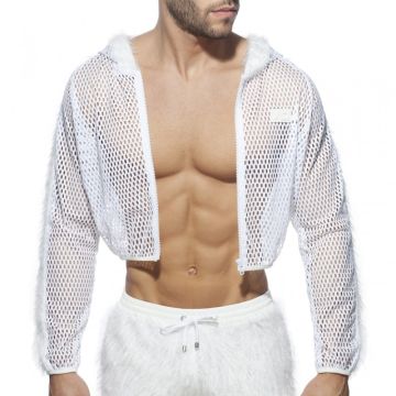 Addicted Crop Jacket - Wit